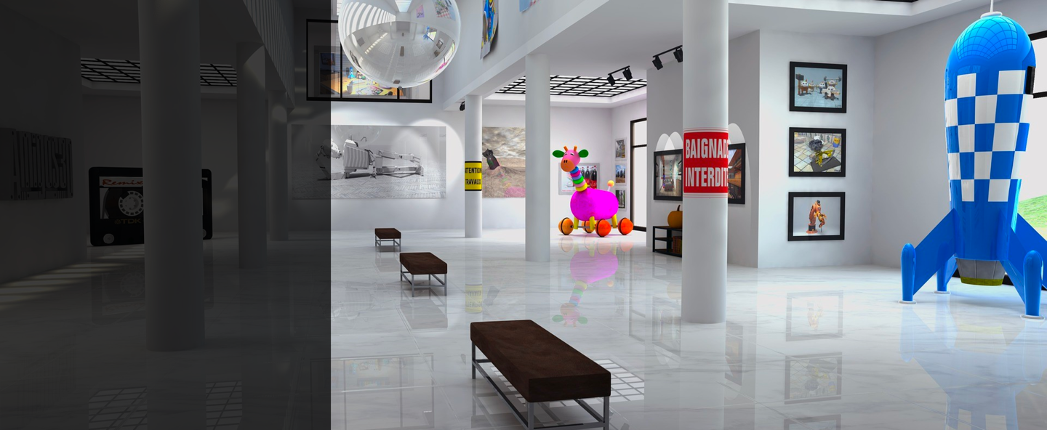 Picture inside the museum